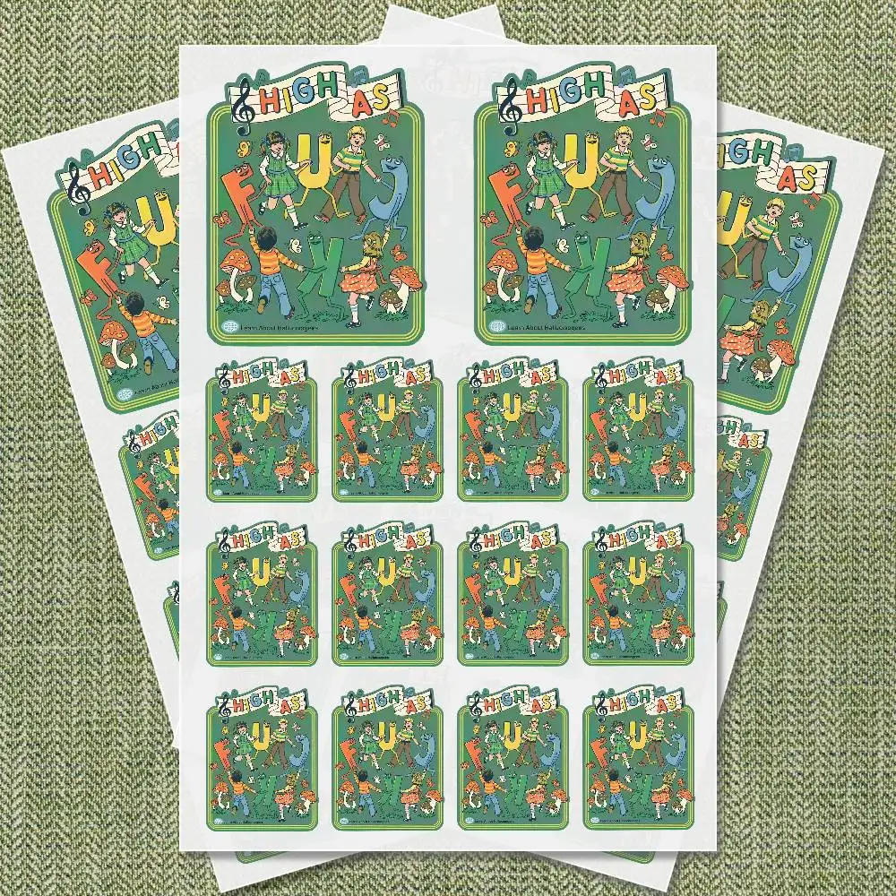 

Наклейки с высоким AF, наклейки на кузов, бампер, окна, мультфильм, стены ноутбука, виниловая наклейка, аксессуары для тюнинга автомобиля