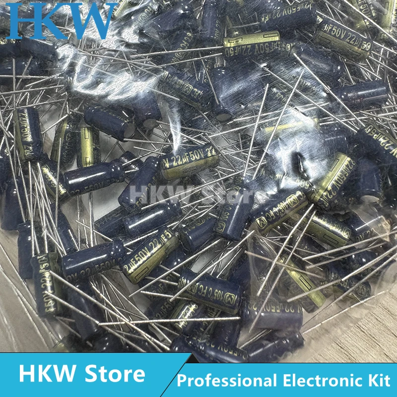 200 قطعة FC سلسلة 22UF50V EEUFC1H220 5*11 مللي متر مُكثَّف كهربائيًا مرحبا فاي الصوت مكثف 50V22UF 22 فائق التوهج 50V #2