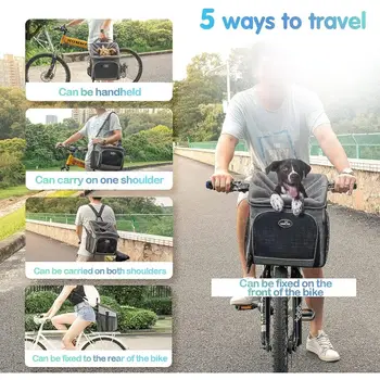 8 best sales Hundefahrradkorb - №2