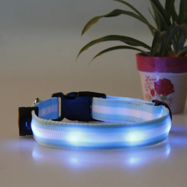 

Adjustable Nylon LED Flashing Night Bright Light 33Cm-55Cm Visible Up to 300 Yards for Walking