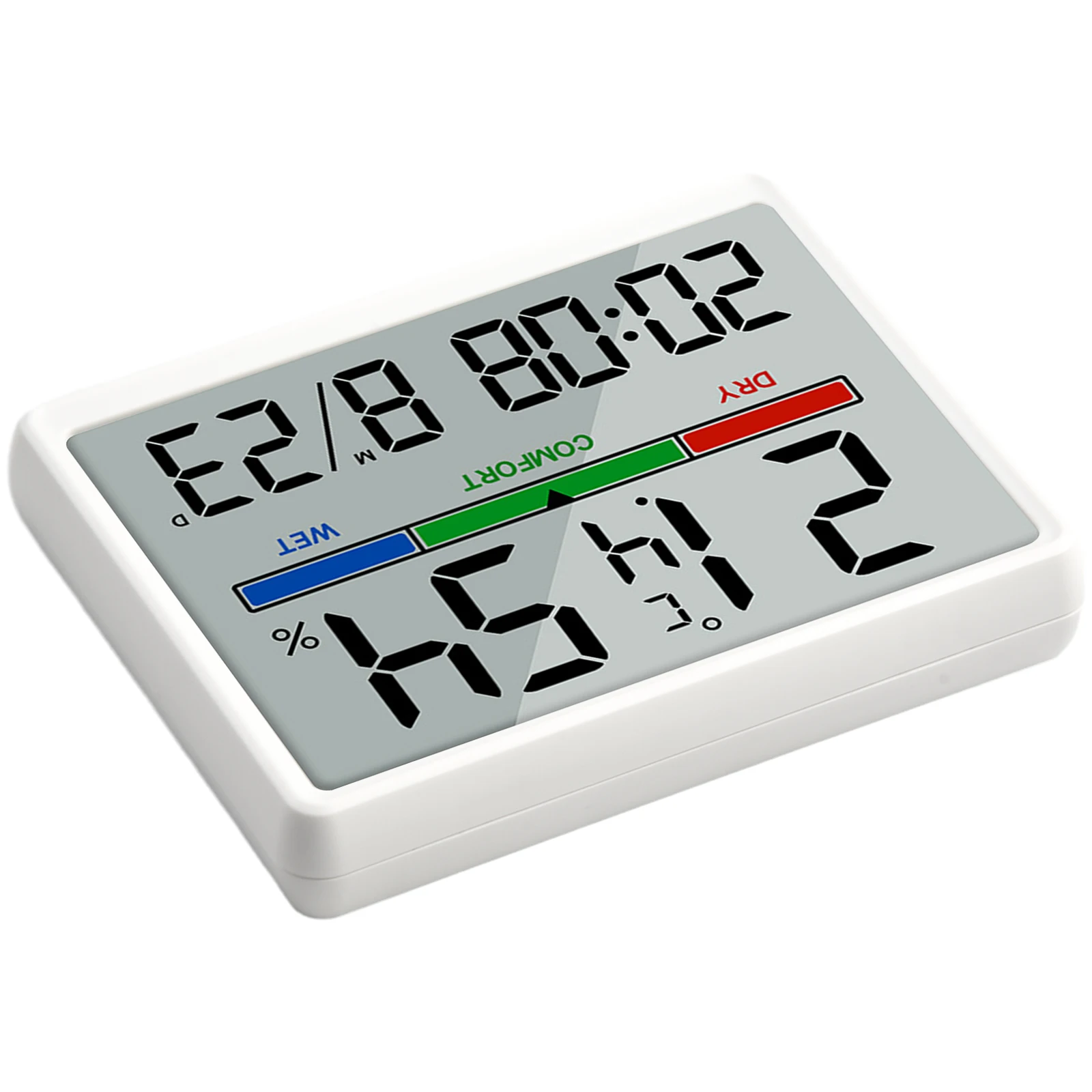 Battery Powered Clock Digital Wall Clock 12 hour Or 24 hour Format Clear Field Of View Easy To Read 3 5x2 7x0 6 Inches