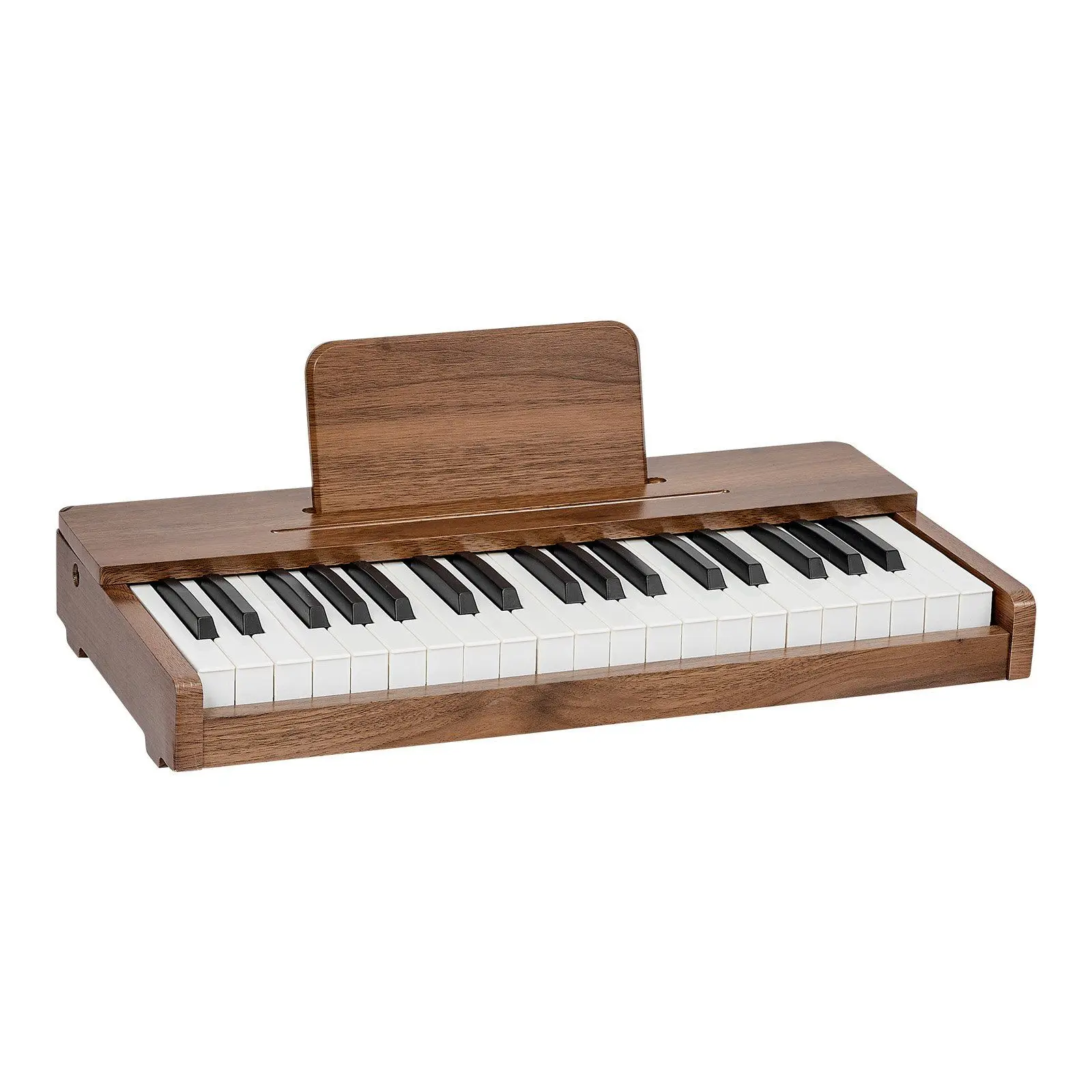 

Kids Piano Keyboard, 37 Keys Wooden Digital Piano for Kids, Mini Music Educational Instrument Toy with Realistic Sound, Dual