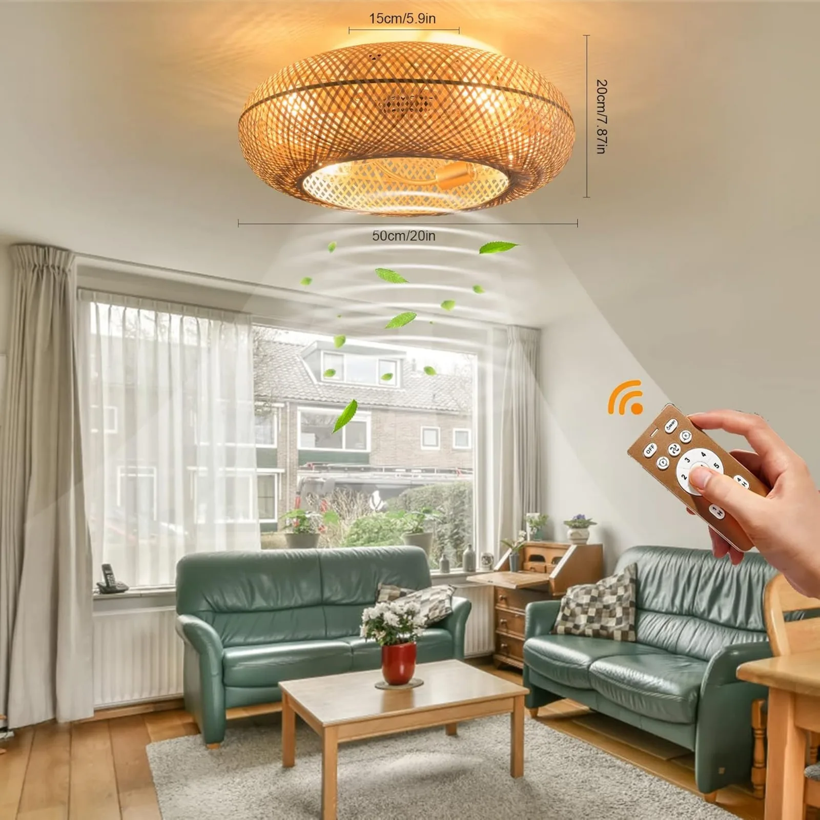 Boho Ceiling Fan 20…