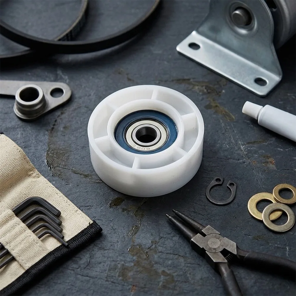 Tumble Dryer Part Tension Pulley For Dryer Repair High Durability Plastic Noise Reduction Design Easy Installation