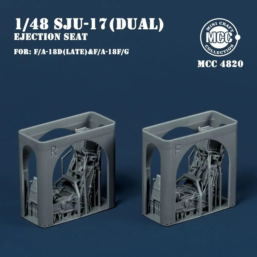 MCC 4820 1/48 Scale SJU-17(Dual) Ejection Seat For F/A-18D (Late) & F/A-18F/G (2pcs) - Upgrade Detail Set