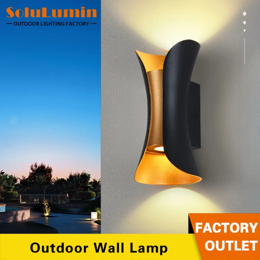 

Outdoor Waterproof LED Wall Lamp Modern Indoor Home Bedroom Corridor Balcony Outdoor Garden Porch Courtyard Wall Lamp AC85-265V