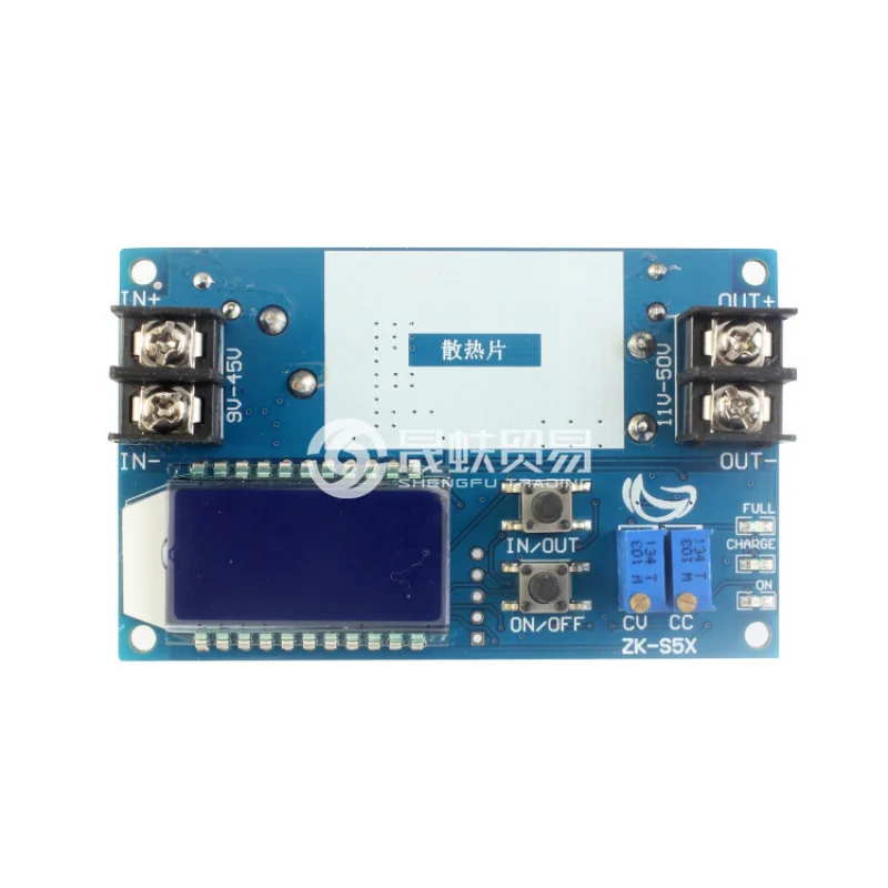 Dc-dcboost konstante spannung konstante strom versorgung Module10-50V 5aboost modul lade panel lcd mit shell