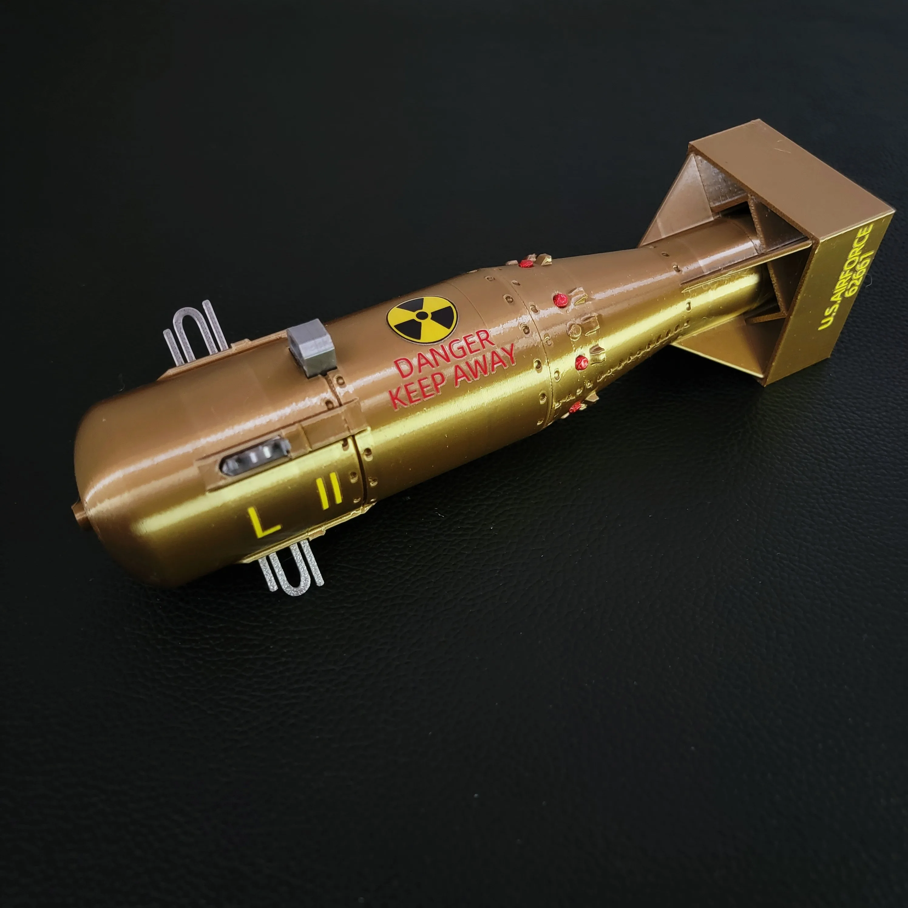 3D Printed Little Boy Atomic Model – WWII Military Collectible Display Prop & Gift