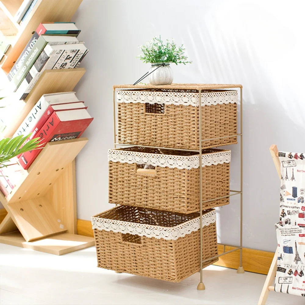 

Cross-border Korean version of simple storage cabinets drawers baskets household sundries classification lockers simple children