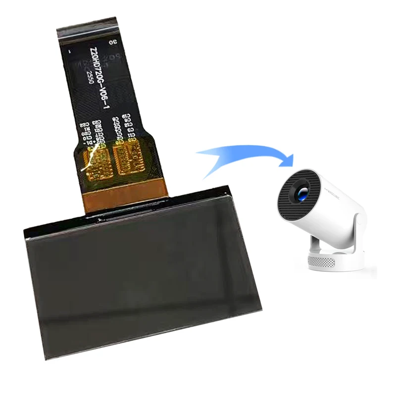 Écran LCD de projecteur Numéro Z20HD720G-V06-1 Accessoires de projecteur pour Magcubic HY300Pro NOUVEAU HY300Pro+ Panneau de projecteur LCD 720p