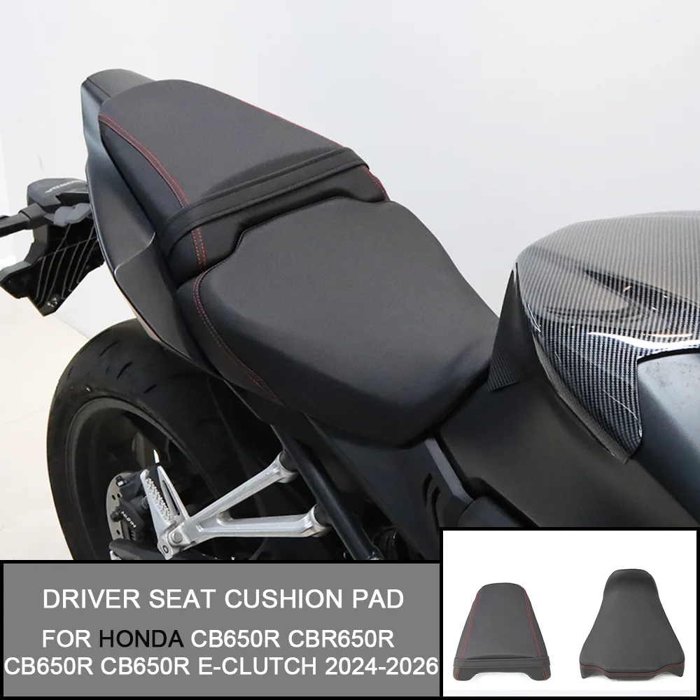 Cojín de asiento cómodo para motocicleta HONDA CB650R CBR650R CB/CBR 650R E-CLUTCH 2024-2026 funda de asiento para cojín de pasajero