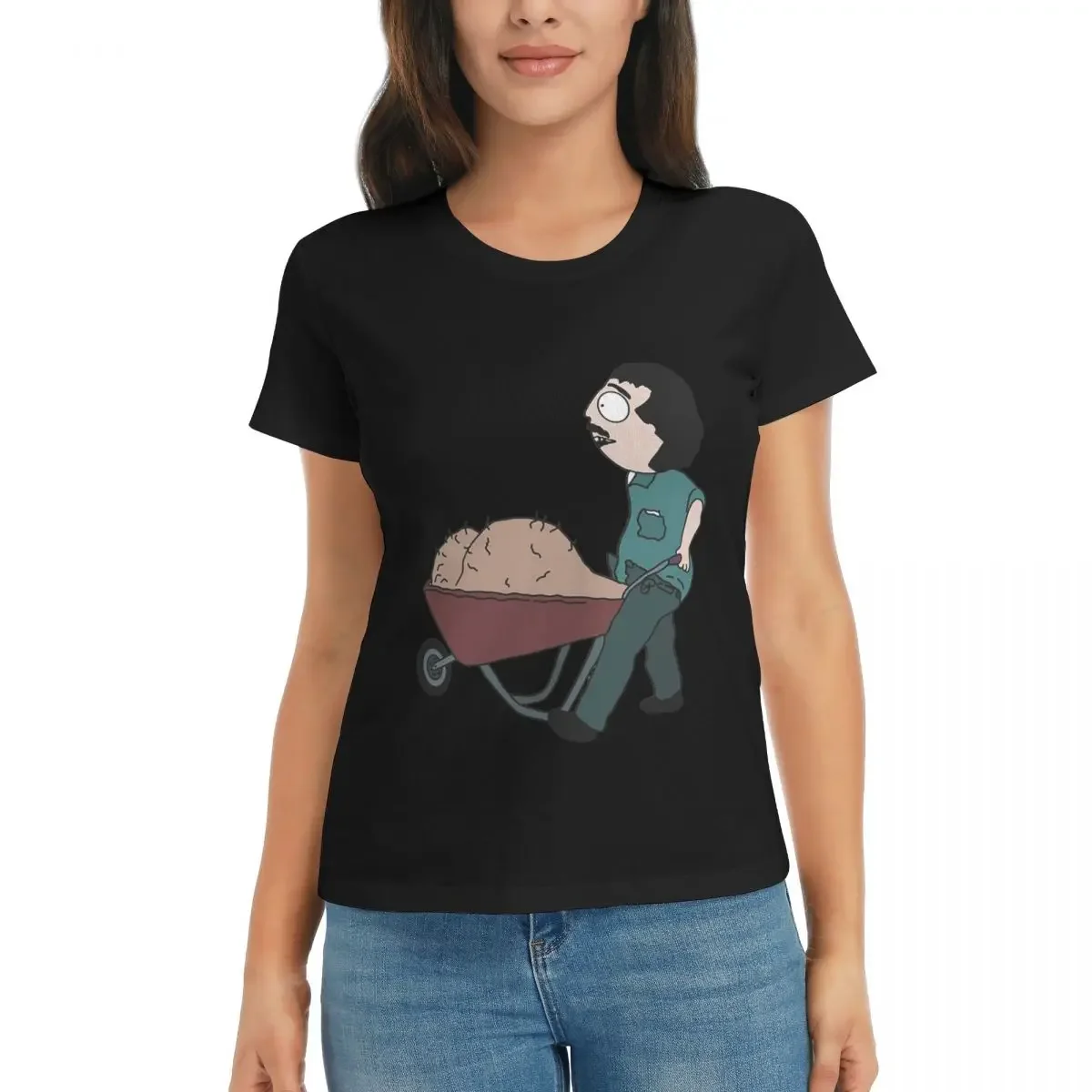 Camiseta para mujer Southpark Epic Randy Marsh Balls, camisetas de manga corta de verano, camisetas de algodón con cuello redondo, ropa, Tops, ropa de calle