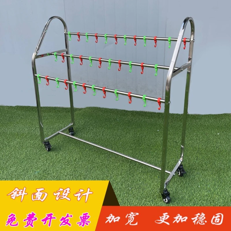 Removable stainless steel towel rack Children's handkerchief rack Diaper rack Preschool supplies towel