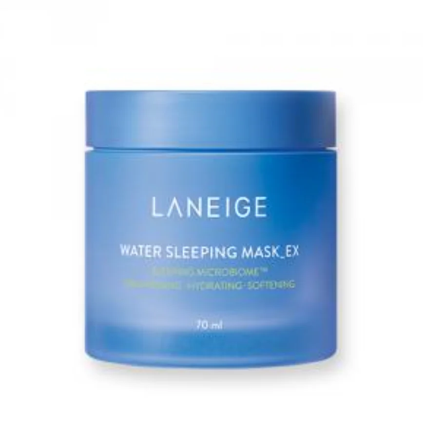 Mascarilla Facial Nocturna Hidratante y Aclarante Laneige Water Brightening & Moisturizing Sleep Facial Mask 70ml, Cuidado de la Piel, Hidratante, Apta para Piel Seca, Productos Coreanos