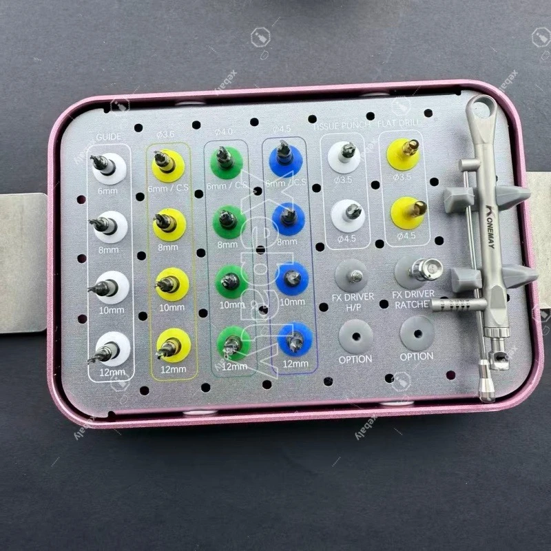 

Направляющая для инструментов с зубьями, полный комплект, цифровые сверла для планирования имплантатов, адаптер для приспособления для перфоратора, втулки для окончательной дрели