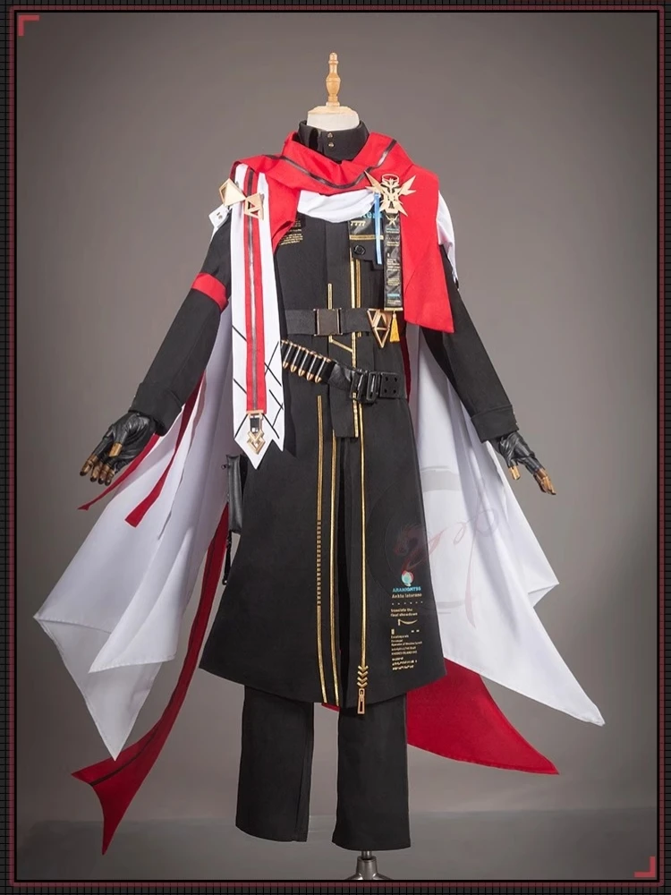 Executor the Ex Foedere Cosplay Game Arknights Federico Giallo Anime Men Cool Costume Comic-con Party Suit Role Play Clothing