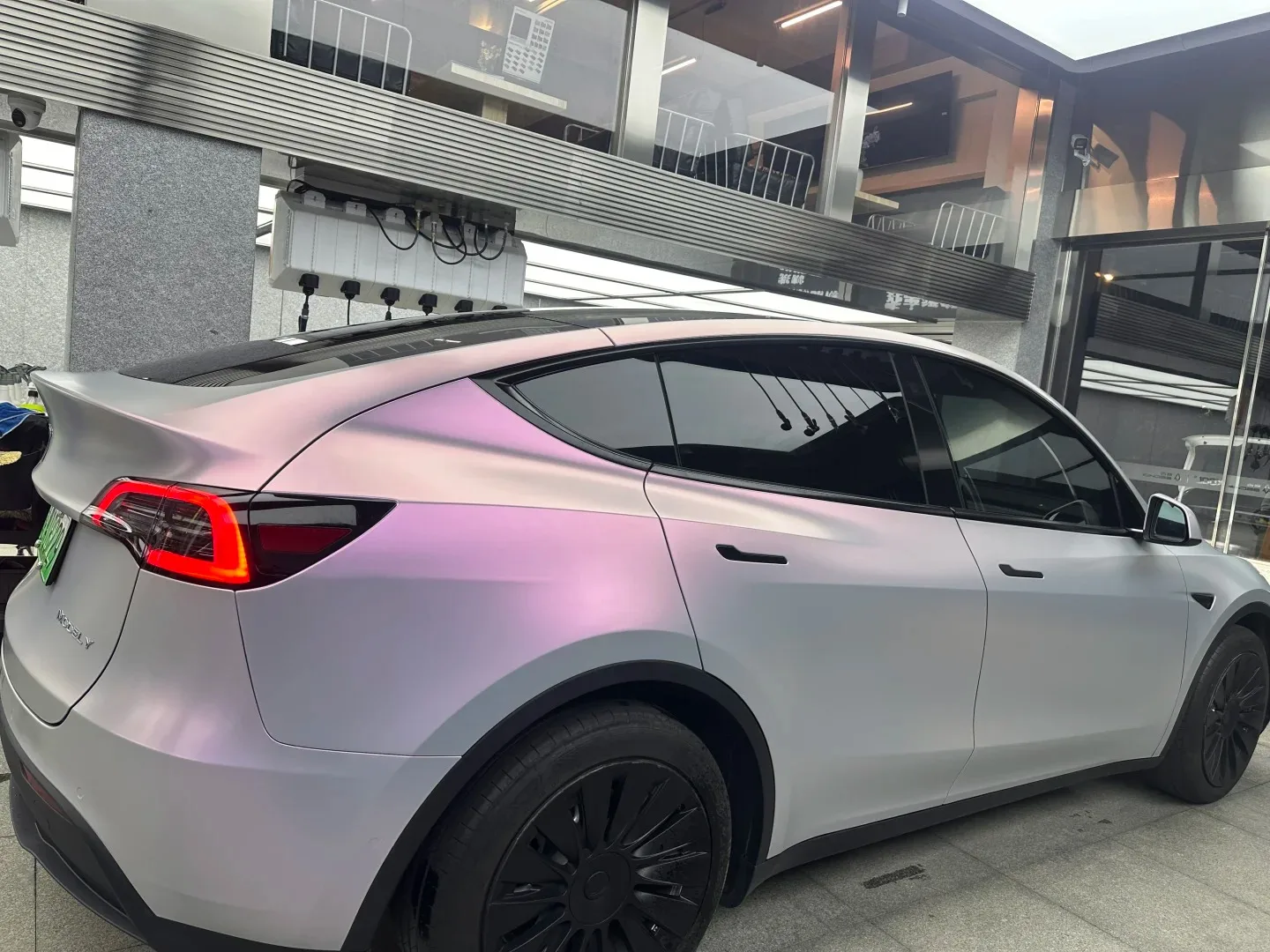 TPU Magic Candy Color Flip Volcano Grey  Car Wrap Film - PVC Material Auto Color Change Vinyl