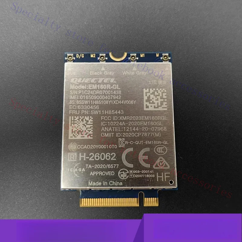 4G Wireless Module EM160R For Lenovo Thinkpad T14 P14s Gen 5 Gen 6 5W11H85443