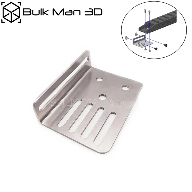 

1/2/4/10/50pcs Stainless steel Cable Drag Chain Mounting Bracket for Cable Drag Chains CNC Router 3D Printer Parts