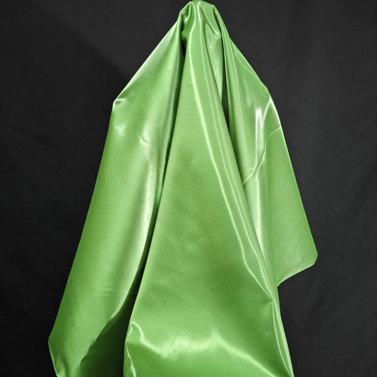 

Sage green crystal satin liquid water satin crisp fabric sewing performance clothing evening gown photography background fabric