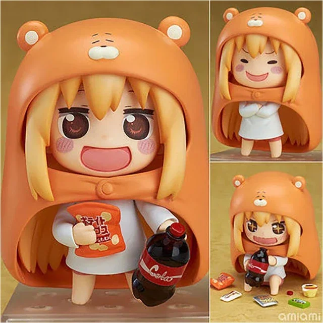 10CM Anime  Himouto!  Umaru-chan Doma Umaru Lovely Action Movable Model Nendoroid Figures Ornament Collection Cute Toy Xmas Gift