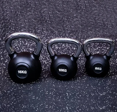 4kg-16kgtraining fitness gym strength competition kettlebells cast iron kettlebells with grip