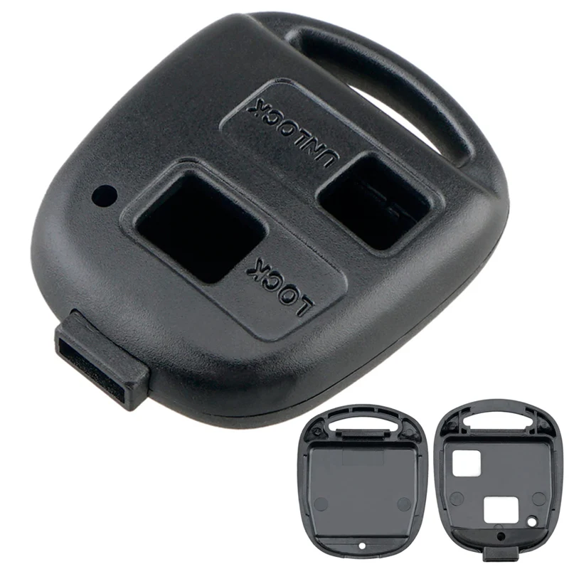 

2-кнопочный чехол для дистанционного ключа автомобиля, подходит для Toyota YARIS Corolla Land Cruiser CAMRY RAV4, чехол для ключа без лезвия