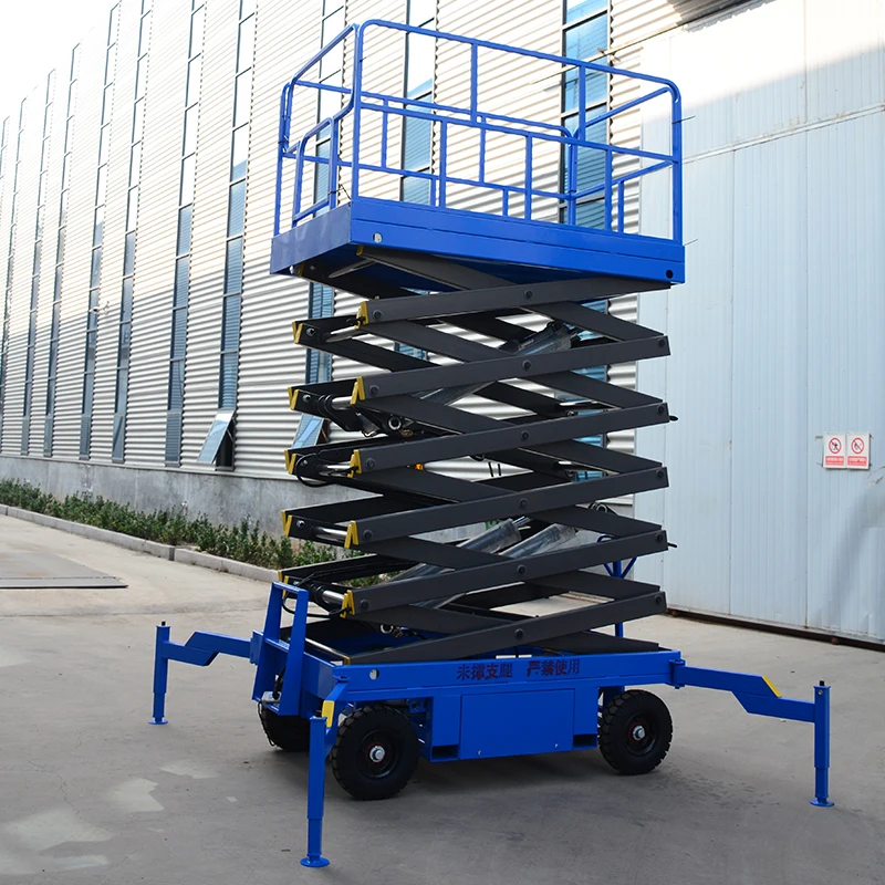 Platform Perancah Boom Lift Rak 6m Listrik Pabrik, Perancah Rumah, Meja Tangga Angkat Listrik Dijual