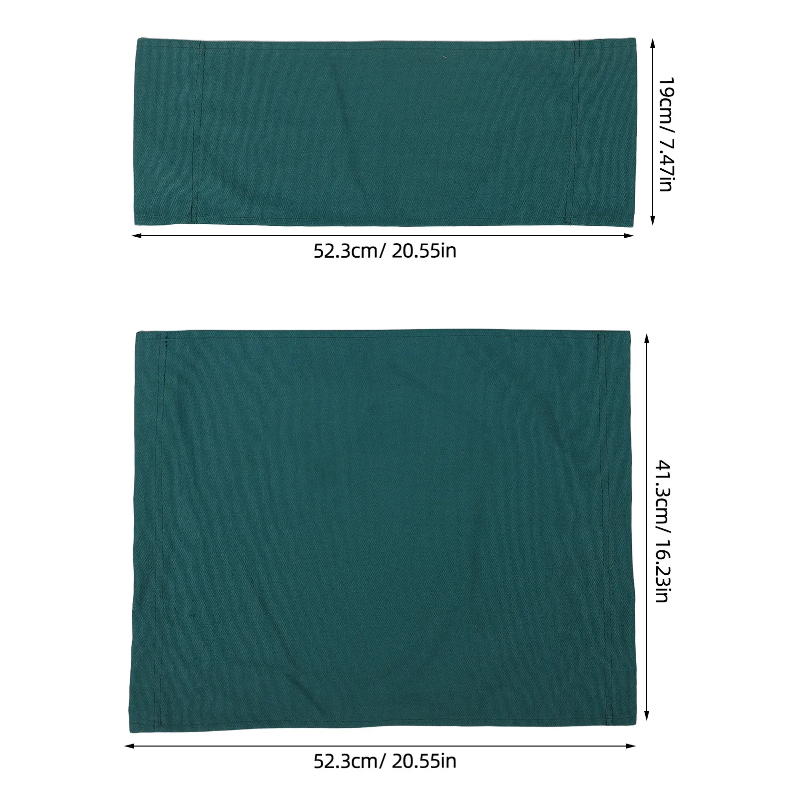 1Set Directors Chair Replacement Canvas Thick Foldable Outdoor Seat Back Cover for Camping Picnic Beach Movie Use - view 6