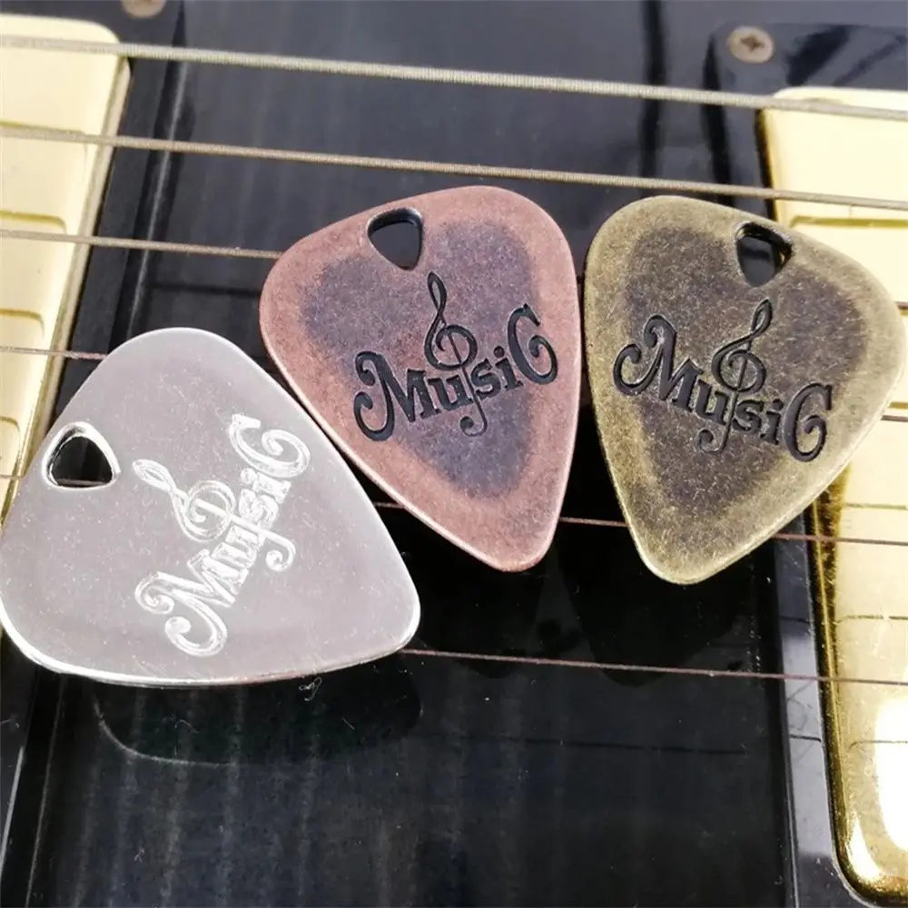 

Guitar Parts Accessories Stringed Instruments Zinc Alloy Guitar Pick Plectrum Metal Guitar Pick Zinc Alloy Pick