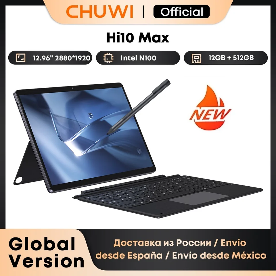 CHUWI Hi10 Maxタブレット 2 in 1タブレットPC 12.96インチ 3K