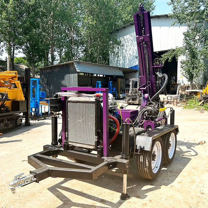 Customized Multi-Functional Water Well Drilling Rig 300M Drilling Machine Driller