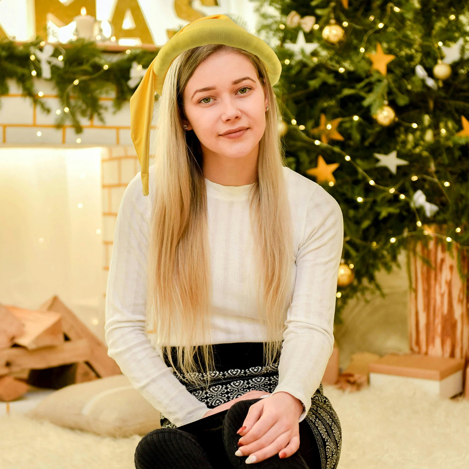 

Christmas Dwarf Hat Colored Gnome Cap Photo Prop Party Headdress Decorative Costume Hat for Men Women Holiday Cosplay