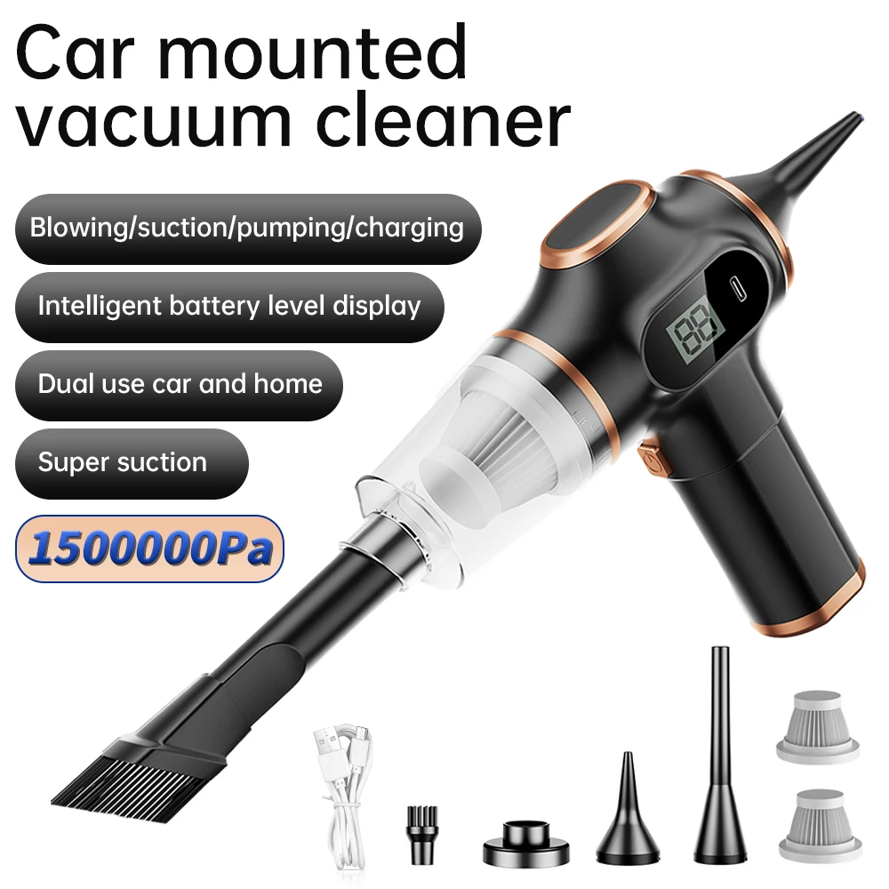 290000Pa Car Vacuum Cleaner 5in1 Wireless Vacuum Cleaner Handheld Vacuum Pump For Car Office Home Appliances