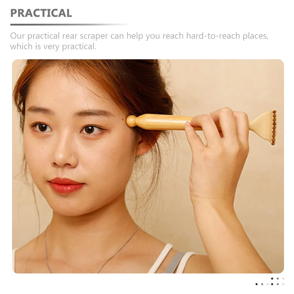

Telescoping Wooden Back Scratcher Durable Adjustable Practical Relaxing Body Scratcher Claw Tool Back Scratching Tool