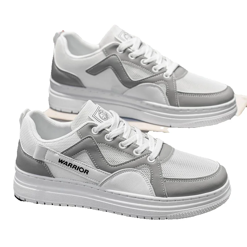 Pull-back Mesh Shoes For Men, Men's Sneakers, New Popular Spring-summer White Shoes, Versatile Sports And Casual Shoes For Men_vogvips.com
