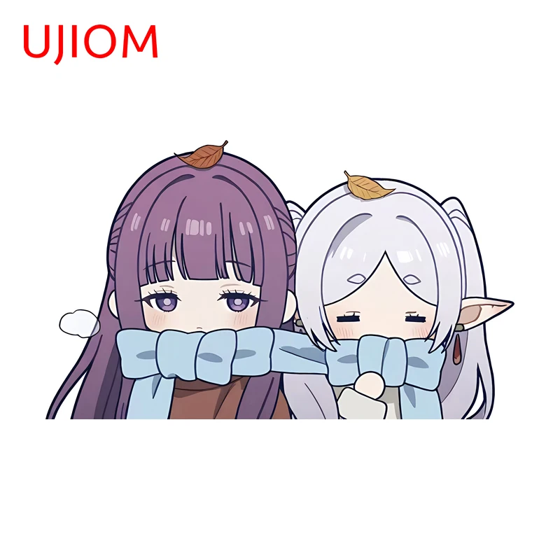 UJIOM Anime Frieren Fern Wall Sticker Creative Cartoon Living Room Meme Waterproof PVC Decal Suitable For Smooth Surfaces