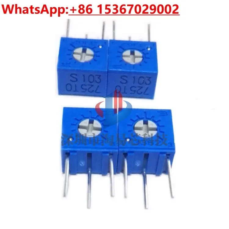 30Pcs 3362S-1-102 202 502 103LF side adjustment 1K2K5K10K adjustable resistor