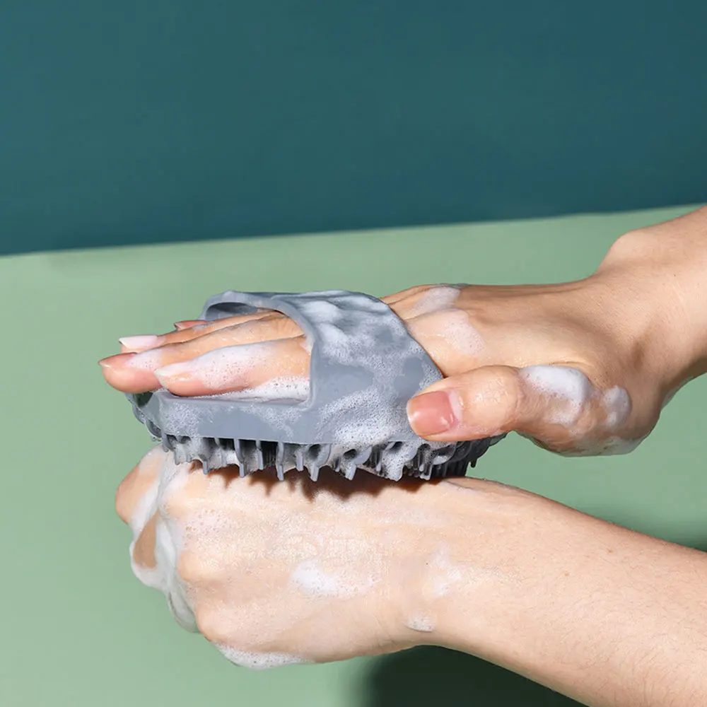 سيليكون تقشير الجسم اللوف حمام تدليك دش الغسيل فرشاة سبا