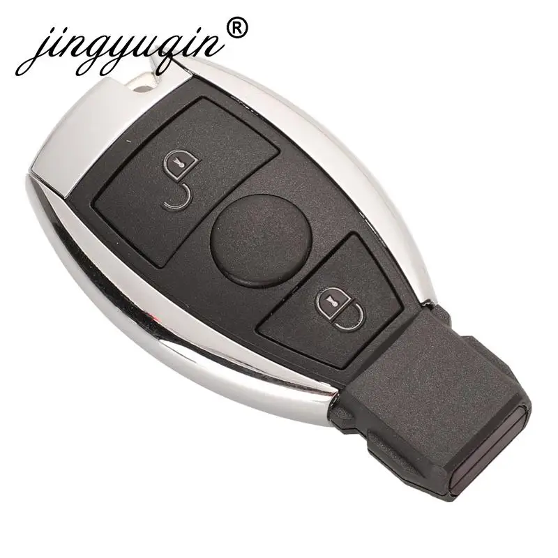 jingyuqin 3/4 Buttons Smart Remote Car Key Shell For Mercedes Benz NEC C E R S CL GL SL CLK SLK Auto Keyless Fob No logo