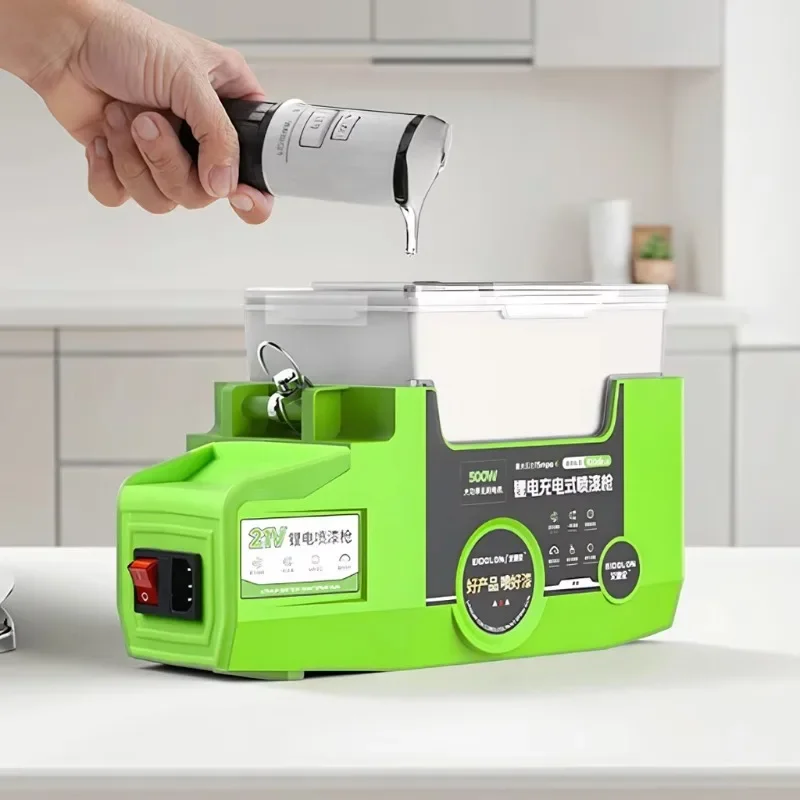 

Xiangyin High-Pressure Electric Spray Airless Backpack Plunger Use For Latex Wall Paint Car Hotel Lithium Battery