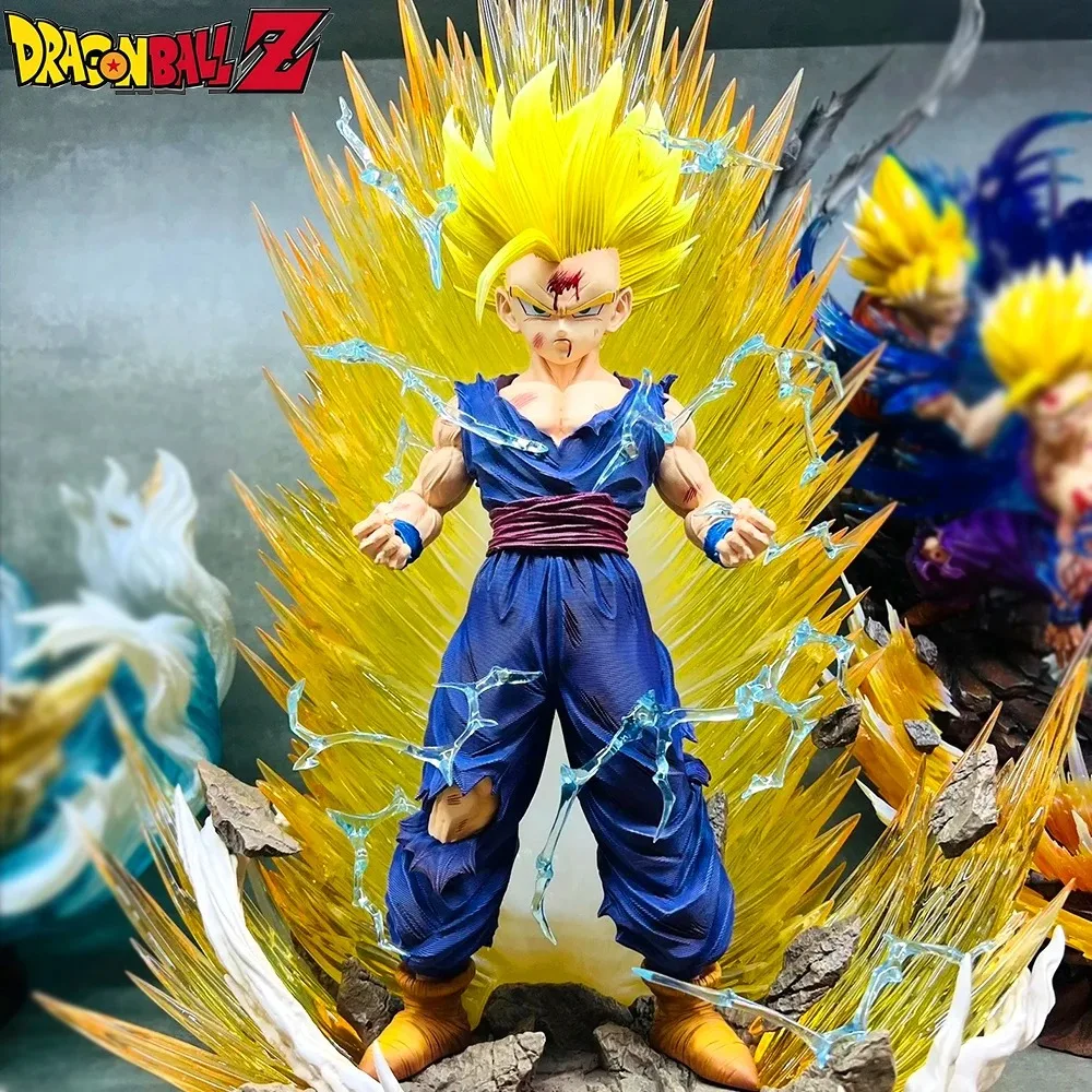 

38 см/14,96 дюйма аниме Dragon Ball фигурка SSJ2 Son Gohan фигурки героев ПВХ статуя коллекция модель игрушки для детей подарки