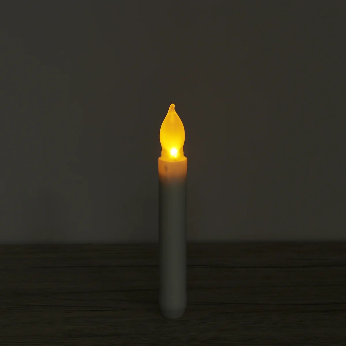 4pcs Led Light Flameless Smokeless Slim Flickering Decorative Lamp For Home Christmas Halloween Evening Warm Light