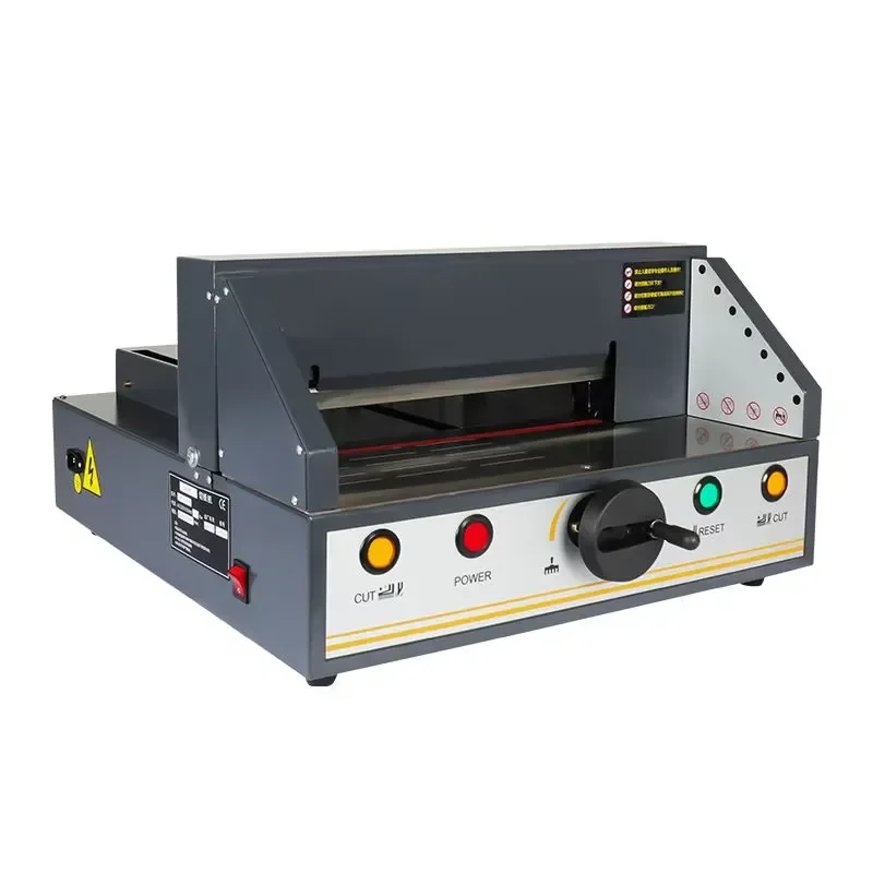 Mini Electric Paper Cutter A4 Precision Positioning Safe Trimmer for Office Brochures Proposals Document Cutting Tool with