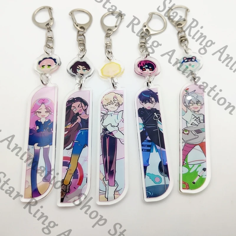 

Alien Stage Mizi Sua Till Ivan Hyuna Luka Anime Acrylic Bag Pendant Keyring Keychain Cospaly Cartoon Gift Decorate