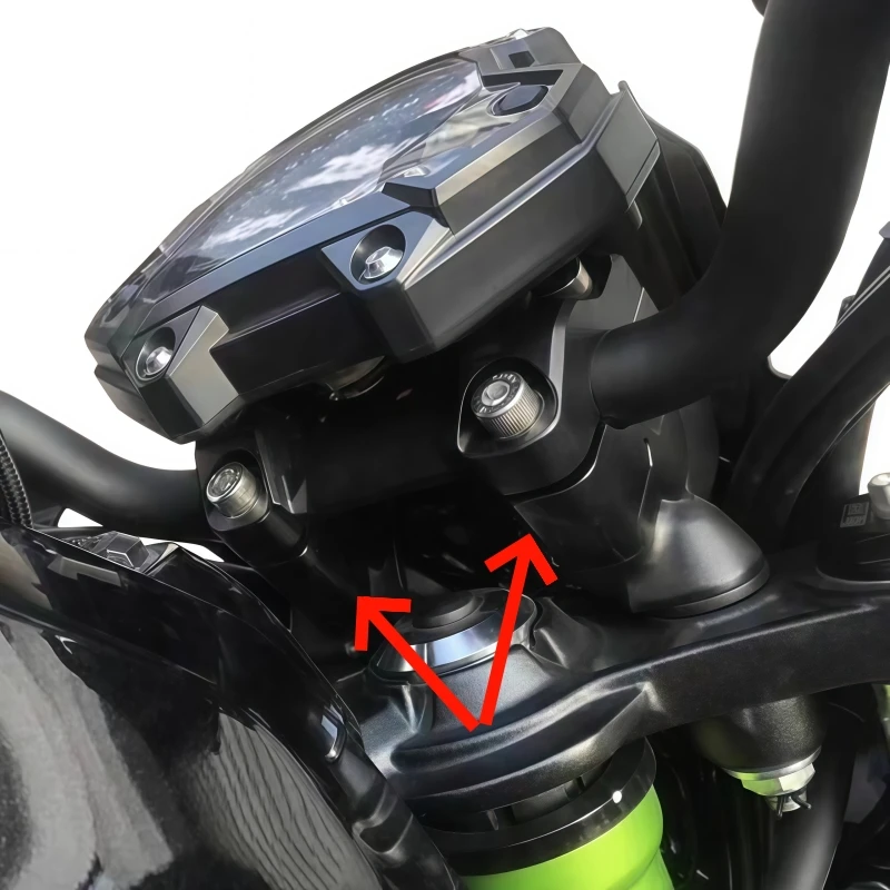 Motorcycle Handlebar Riser handlebar height code Vertical clamp pipe height enhancer for Kawasaki NINJA 650 ER6N ER6F Z650