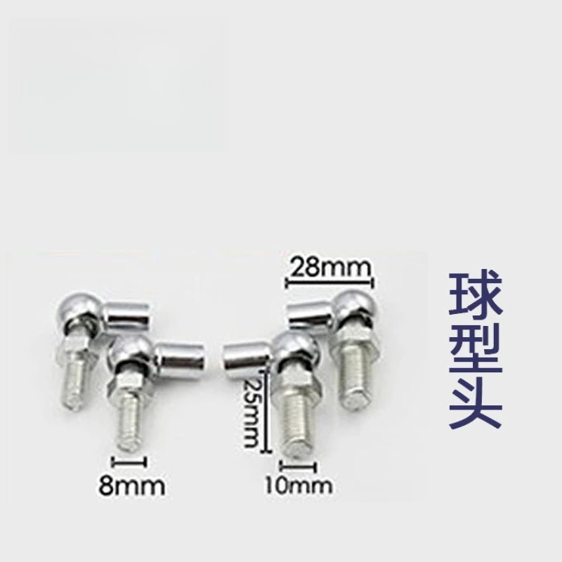

2Pcs 10mm M10 M8 M6 Universal Boot Bonnet Lift Supports Gas Strut End Fit Connector Ball Screw Bolt Pin Joint Valve Spring