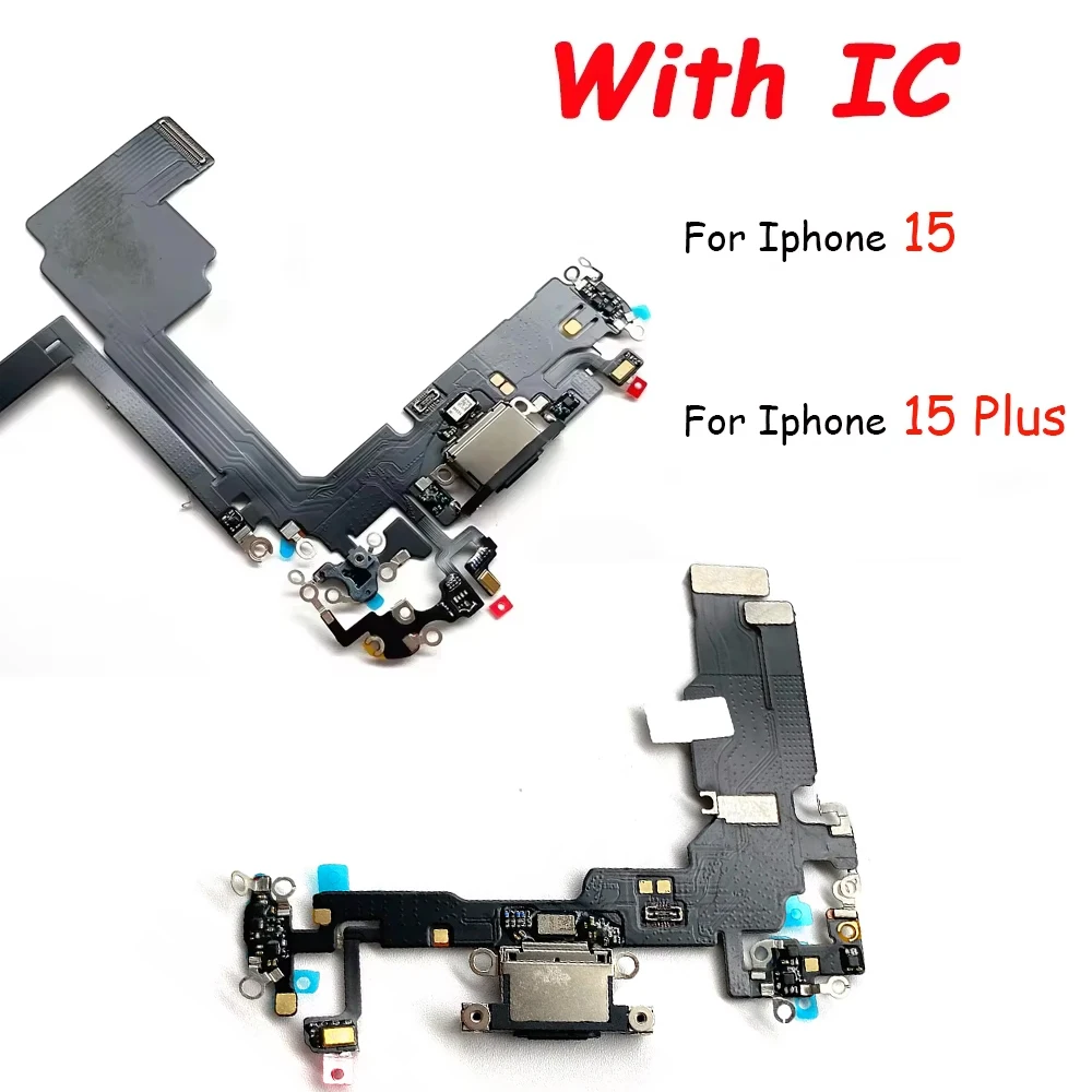 

НОВЫЙ USB-порт для быстрой зарядки, док-станция, разъем для зарядного устройства, гибкий кабель для Iphone 15 Pro Max/15 Plus с микрофоном