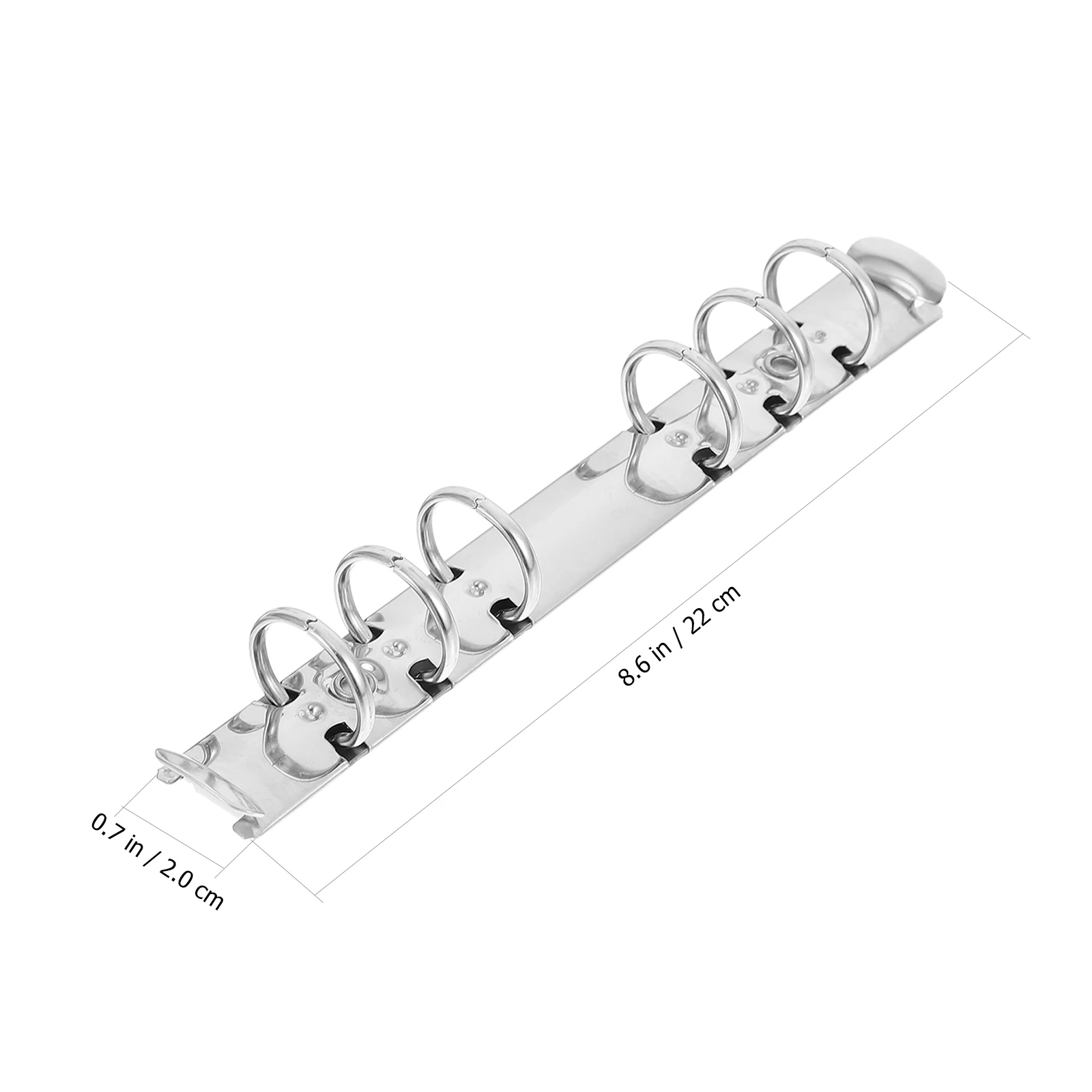 

4Pcs Loose Leaf Binder Creative Segmented Scrapbook Clips for Office School Stationery Supplies Useful File Organizer