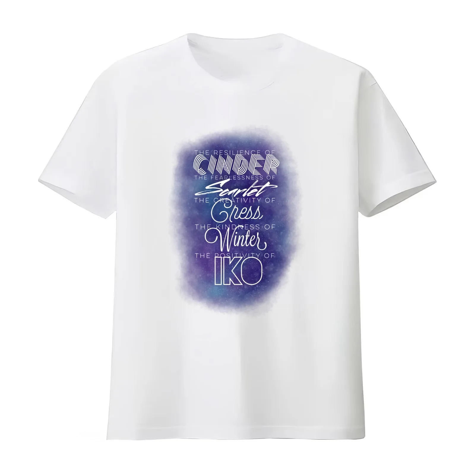 Strength in Fiction T-Shirt Summer Casual Cotton Tee Oversized Streetwear Tops Vintage Graphic Print Loose Fit Short Sleeve